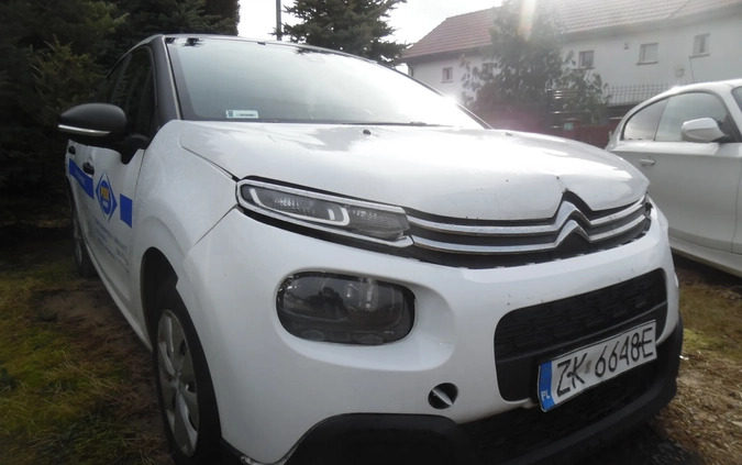 Citroen C3 cena 10900 przebieg: 287600, rok produkcji 2017 z Jedlicze małe 254